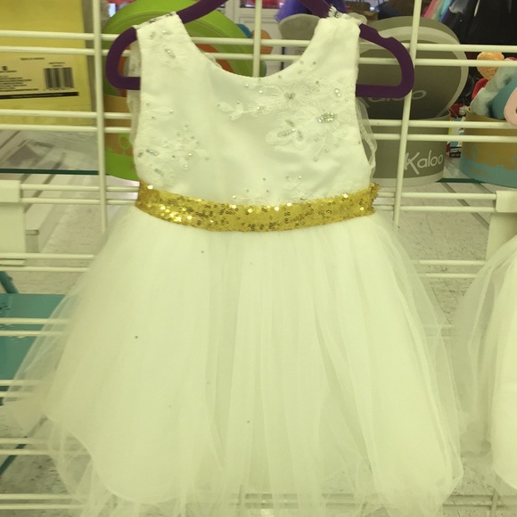 Swarovsky party Dress for Baby 9-12 months white - Picture 2 of 3